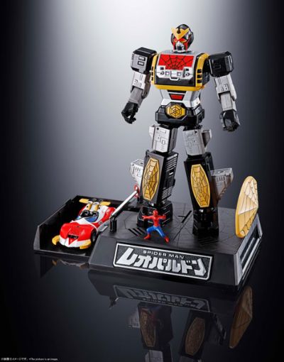 超合金魂 GX-33R Leopardon ＆ Marveler 召唤SET 蜘蛛侠 东映TV系列