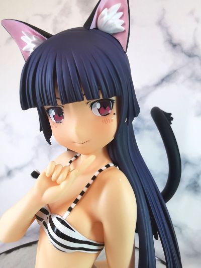 我的妹妹不可能那么可爱 五更瑠璃 条纹泳衣猫耳Second cute