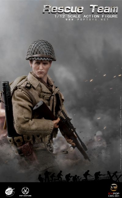 1/12经典电影系列 CMS001 二战美军营救小队 狙击手