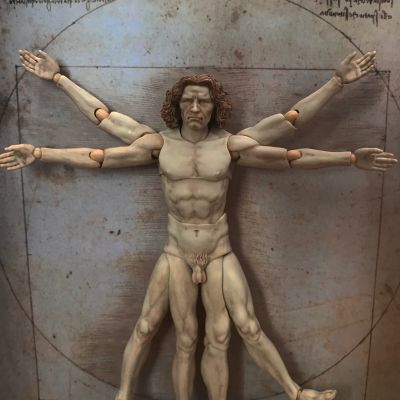 figma#SP-075 桌上美术馆 维特鲁威人体图