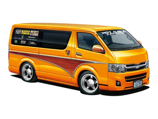 The Tuned Car系列 No.11 1/24 丰田 Hot Company TRH200V HIACE '12