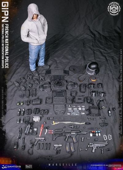 78076 1/6 GIPN 法国国家警察干预队 马赛