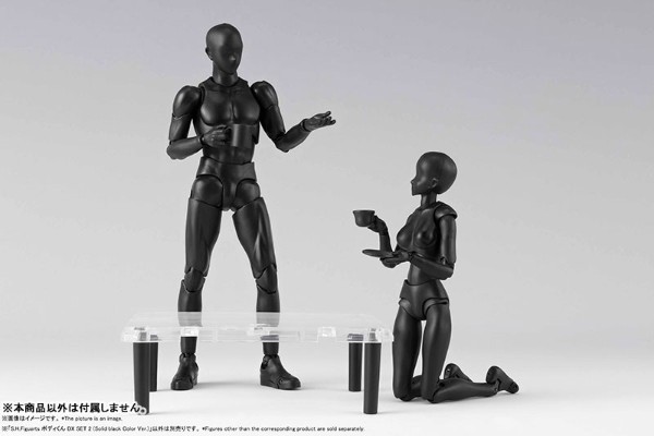 S.H.Figuarts 男性素体 DX SET 2 纯黑Ver.