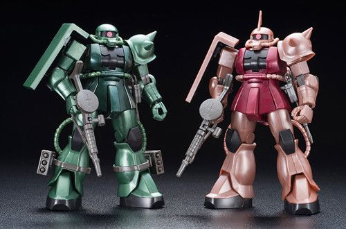 HGUC 机动战士高达 MS-06S指挥官用扎古II夏亚・阿兹纳布尔机 Metallic Edition 