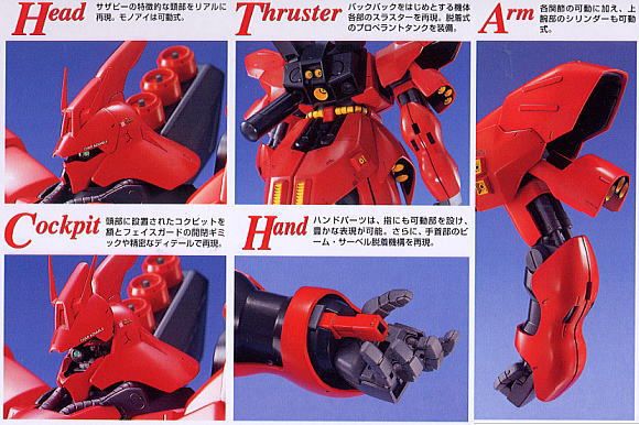 MG #29 机动战士高达 逆袭的夏亚 MSN-04 沙扎比