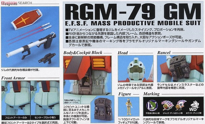 MG #118 机动战士高达 RGM-79吉姆 Ver 2.0 