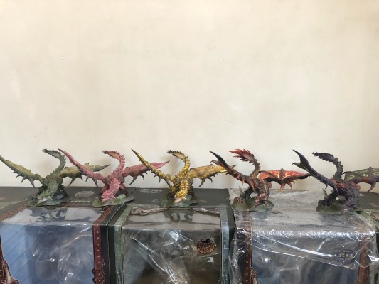 CAPCOM FIGURE BUILDERクリエイターズモデル 怪物猎人 雌火龙 Gold 