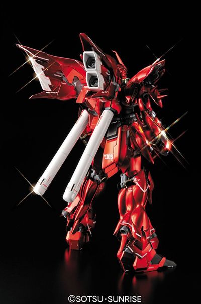 MG 1/100 机动战士高达UC  MSN-06S 新安州 Ver.ka. Titanium Finish
