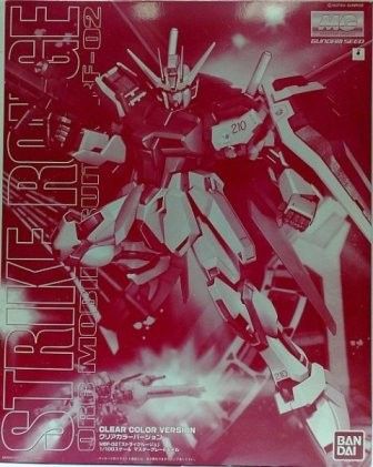 MG 机动战士高达SEED MBF-02+AQM/E+X01 嫣红强袭高达&MBF-02 嫣红强袭高达 Clear Color ver. 