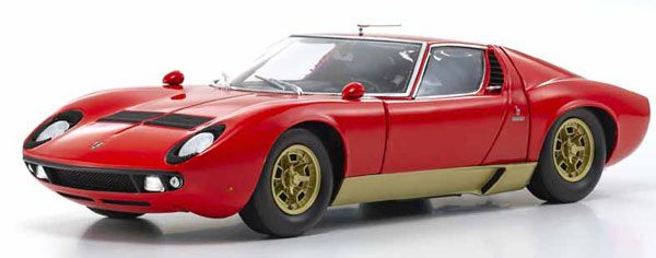 京商原创 1/18 兰博基尼 Miura P400S (红色)