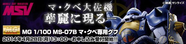 MG	Mobile Suit Variations MS-07B 老虎 M'quve custom 