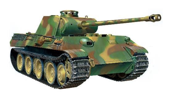 RemoCon Plastic Model No.06 德国 豹式中型坦克 G型