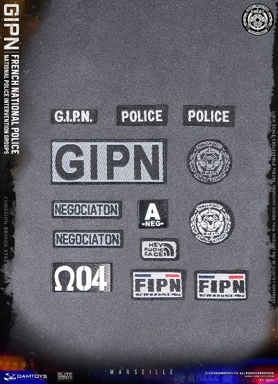 78076 1/6 GIPN 法国国家警察干预队 马赛