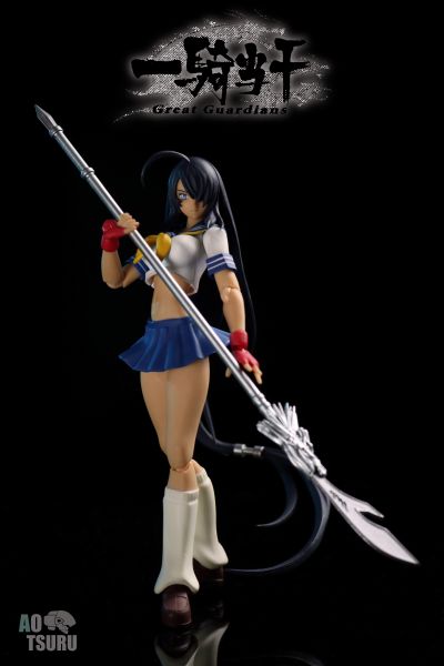 figma#010 一骑当千 Great Guardians 关羽云长