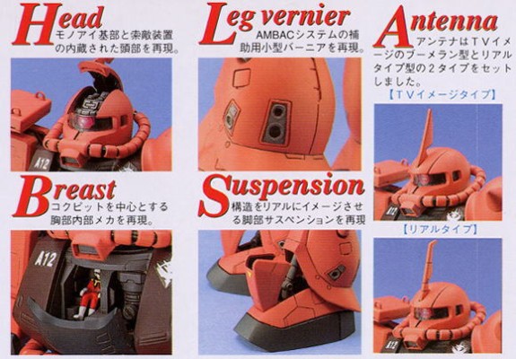 MG #2 机动战士高达 MS-06S指挥官用扎古II 夏亚・阿兹纳布尔机 