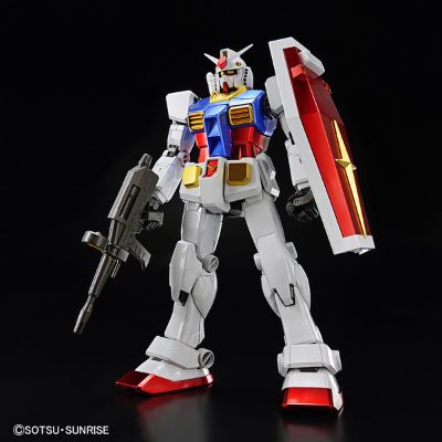 PG 机动战士高达 RX-78-2 高达&FF-X7 核心战机 钛金电镀版