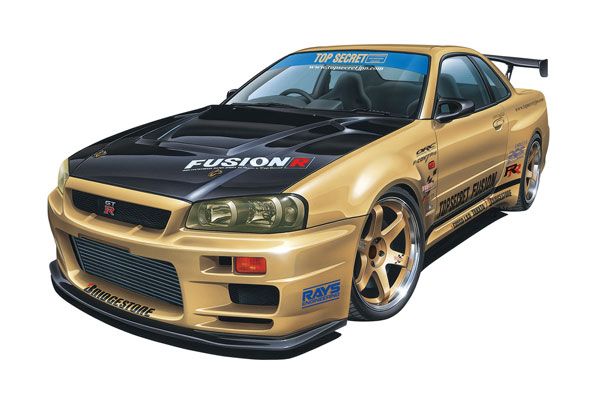 改装车系列 No.15  日产 Top Secret BNR34 天际线GT-R '02 （日产）