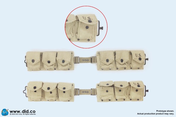 A80141 WWII 美国第2游骑兵营  一等兵 李察·莱宾