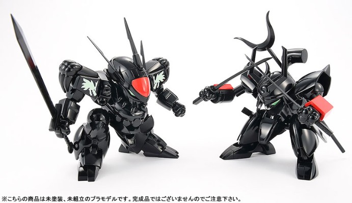 PLAMAX MS-04 魔神英雄传 黑色 龙神丸&战神丸