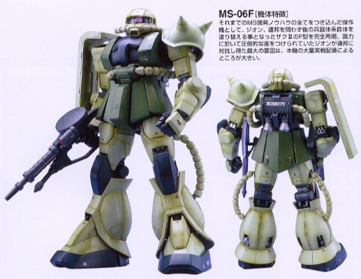 PG 1/60 机动战士高达 MS-06F 扎古II（量产机）