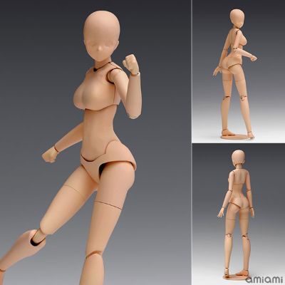 1/12比例 可动素体 女性型 [豪华版] 浅棕色