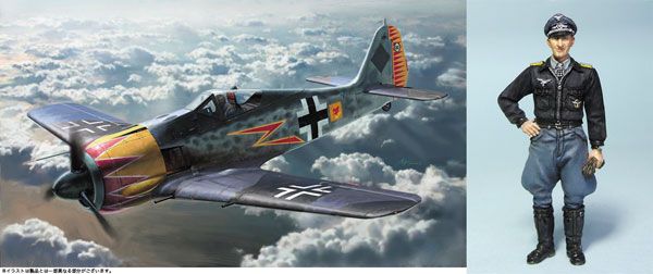 07492 1/48 福克沃尔夫Fw190A-4“Graf”战斗机＆手办