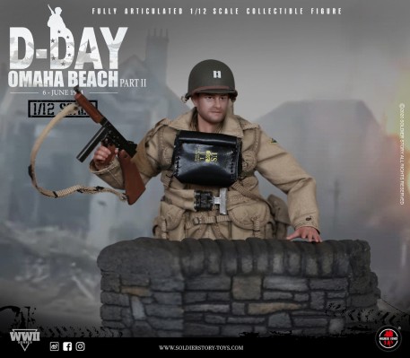 SSM004 二战美军第二游骑兵营 上尉 诺曼底登陆