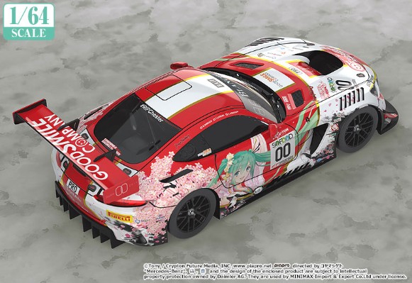 1/64 初音未来GT企划 Good Smile 初音未来 AMG 2017 SPA24H ver.