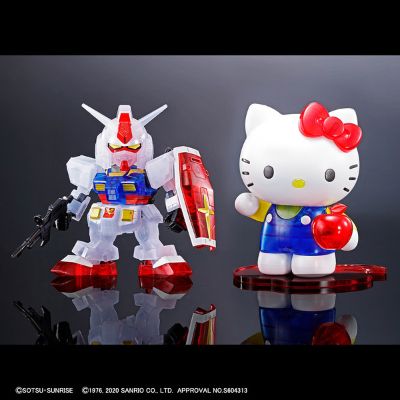 SD高达 EX-Standard 机动战士高达 RX-78-2高达 ＆ Hello Kitty Clear Color