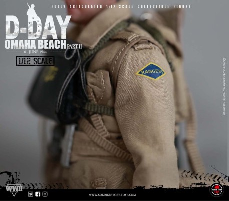 SSM004 二战美军第二游骑兵营 上尉 诺曼底登陆
