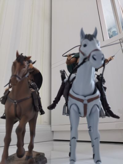 一番赏 进击的巨人 ～壁外调査女型捕缚作戦～ 进击的巨人 リヴァイ 骑马手办 