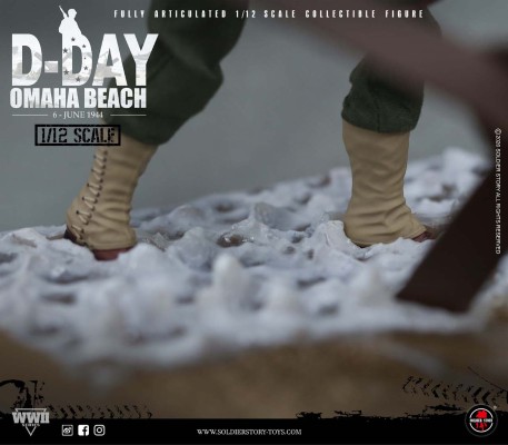 SSM005 二战美军第二游骑兵营 中士 诺曼底登陆