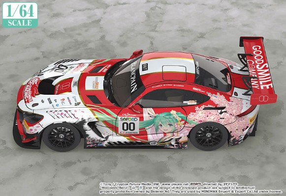 1/64 初音未来GT企划 Good Smile 初音未来 AMG 2017 SPA24H ver.