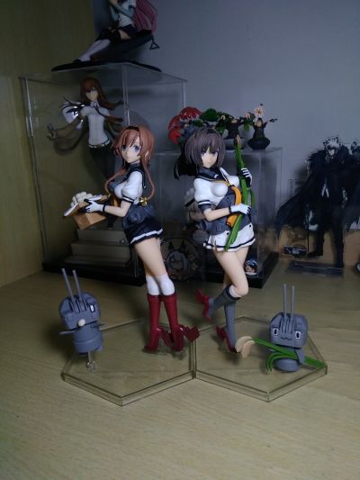 舰队Collection -舰娘- 秋月&长10cm砲ちゃん 
