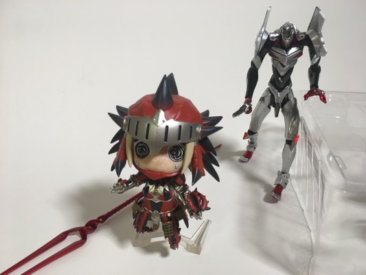 粘土人#993-DX 怪物猎人:世界  雄火龙装女猎人