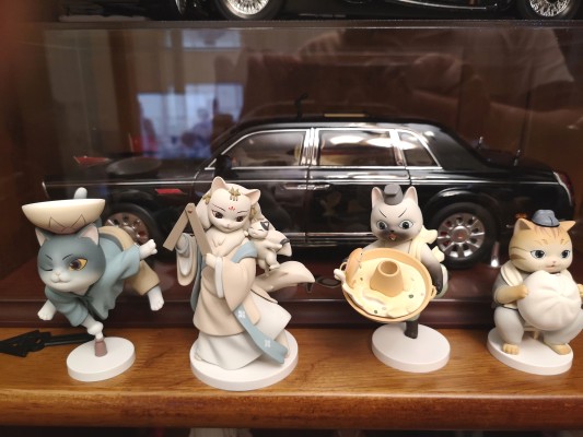 《画猫·雅宋》系列手办--勾栏瓦舍