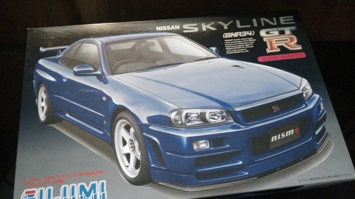24258 1/24 日产 天际线 GT-R V・spec Ⅱ (R34)