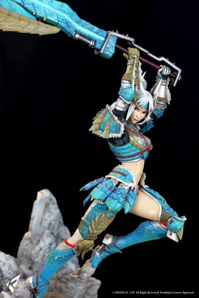 怪物猎人 雷狼龙 女猎人