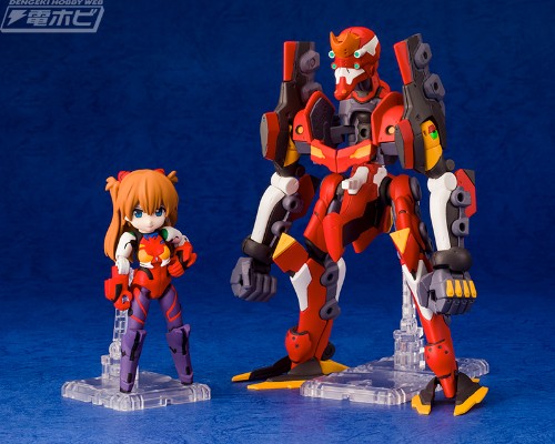 桌面军队 《新世纪福音战士新剧场版》 	式波·明日香·兰格雷与新世纪福音战士2号机