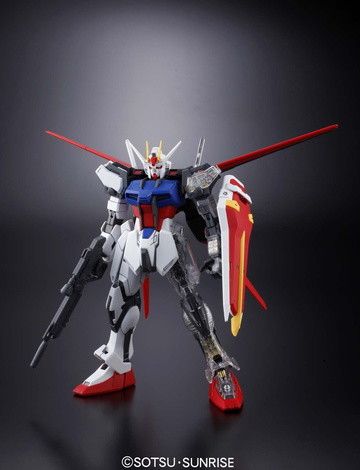 MG #65 机动战士高达SEED GAT-X105+AQM/E-X01 空装强袭高达&GAT-X105 强袭高达 30th Anniversary Clear Parts 