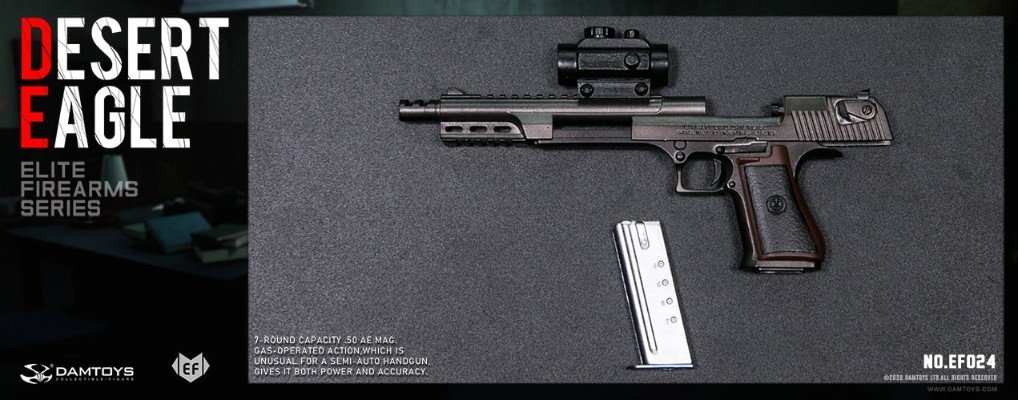 EF024 .50沙漠之鹰手枪 套装组-黑色款