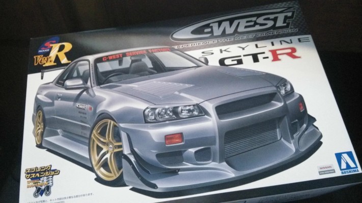 24258 1/24 日产 天际线 GT-R V・spec Ⅱ (R34)