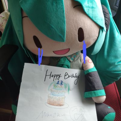 超大软绵绵玩偶 初音未来