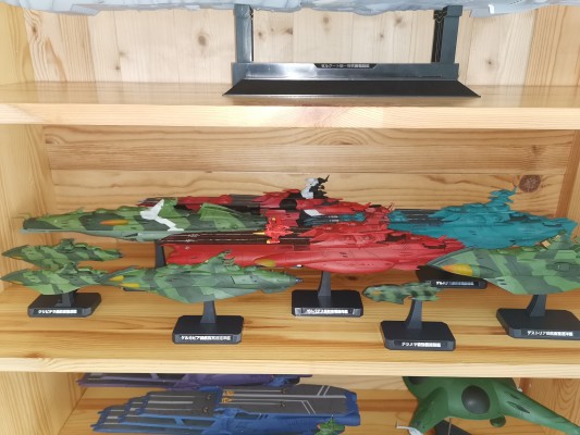 宇宙战舰大和号2199 1/1000 卡米拉斯舰SET1