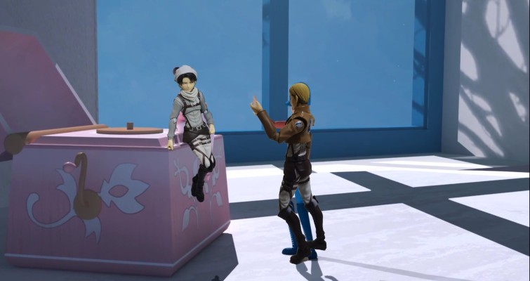 figma #EX-20 进击的巨人 利威尔 扫除ver.