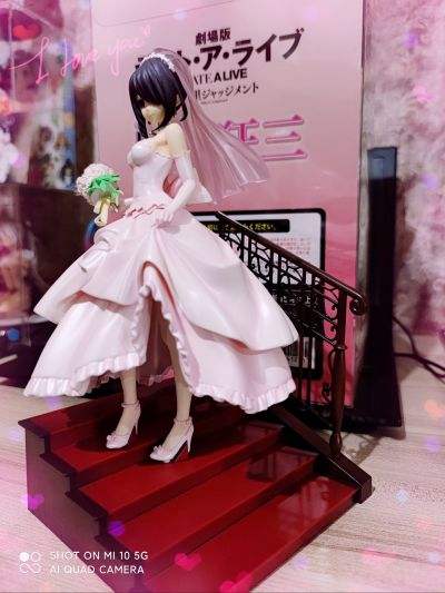 约会大作战Ⅱ 时崎狂三 婚纱 粉色