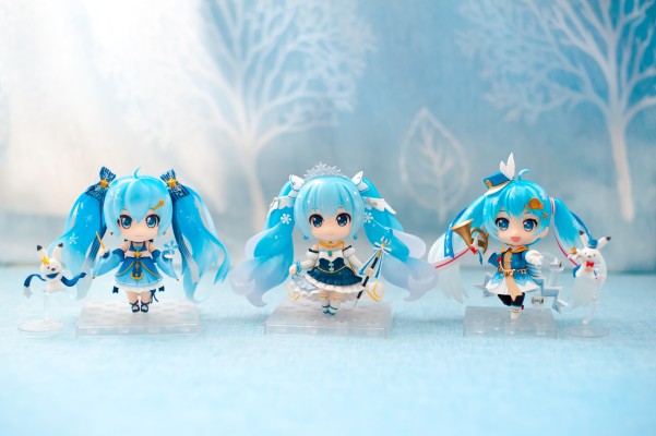 雪初音粘土人
