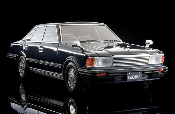 Ignition Model x Tomytec  T-IG4326 日产Nissan Gloria HT 280E Broam (海军蓝)