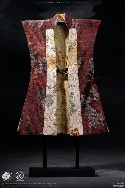 EX029 石田三成 红糸素悬威伊予札二枚胴具足套装