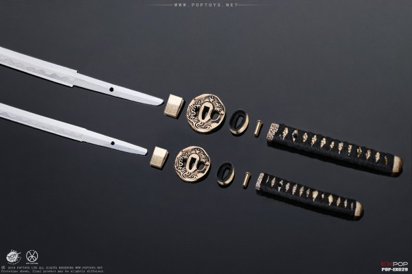 EX029 石田三成 红糸素悬威伊予札二枚胴具足套装